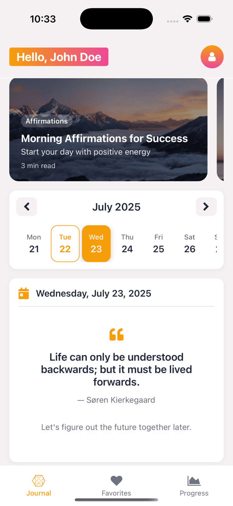 Lumorae App Demo