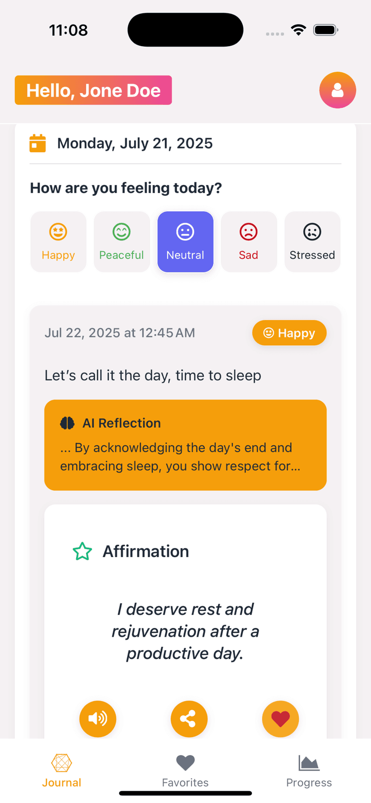Text-to-Speech Wellness